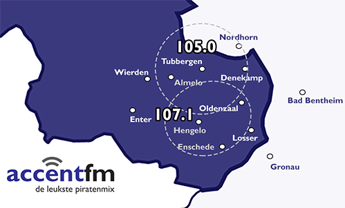 Frequenties Accent FM