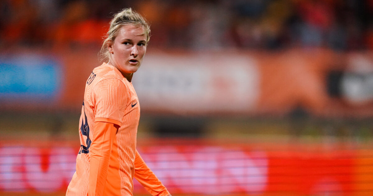 Wieke Kaptein (17) as the youngest Dutch woman to have participated in the Women’s World Cup: Johan Cruyff College in Enschede is…