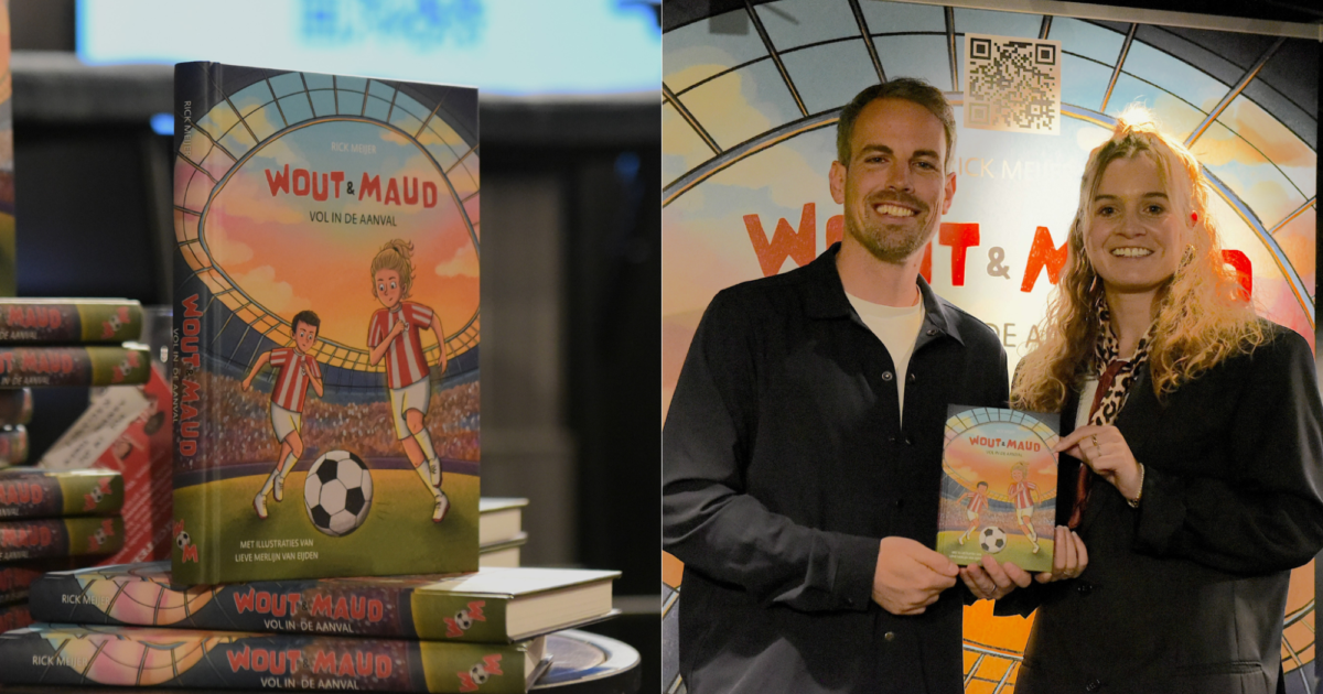 Voormalig FC Twente-spelers Wout en Maud lanceren tweede kinderboek met