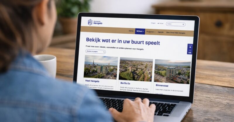 Hengelo lanceert online platform om inwoners beter te betrekken bij plannen in hun wijk