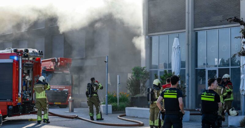Brand in De Melkhal in Enschede snel onder controle