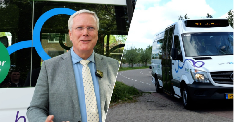 Commissaris van de Koning rijdt mee op buurtbus Glane: 'De bus rijdt niet alleen op diesel, maar ook