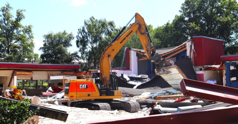 Voormalige vrije school Oldenzaal gesloopt, maar woningbouw laat op zich wachten