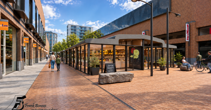 Kiosken aan het Van Heekplein in Enschede worden opgeknapt (en zo ziet dat eruit)