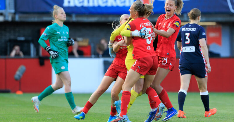 FC Twente Vrouwen wint KNVB Beker na sublieme comeback en strafschoppen