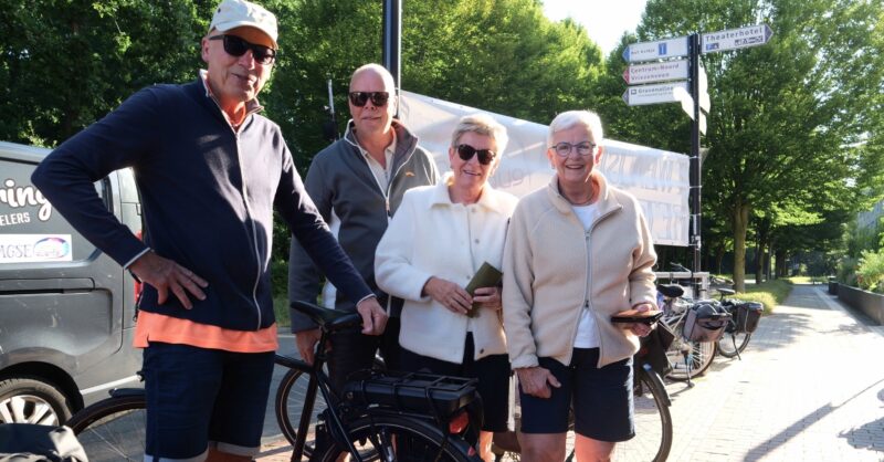Fietsers trappen Twentse Fietsvierdaagse af onder een stralende zon: 'We hebben er weer zin in'