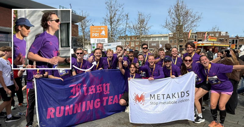 Zoals twee onbekenden Boris in Enschede over de finish slepen, rent hij met zijn team voor wie dat z