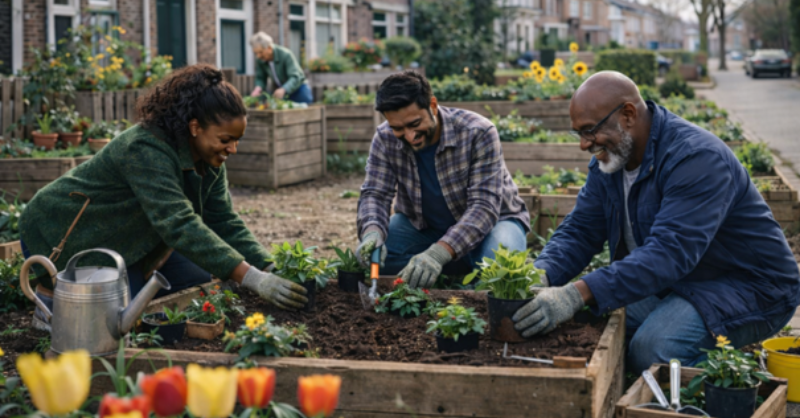 Van het knutselen van bijenhotels tot het aanleggen van een buurtmoestuin: Almelo doet groen