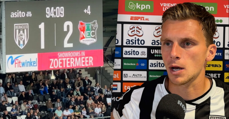 Heracles Almelo grijpt naast de play-offs