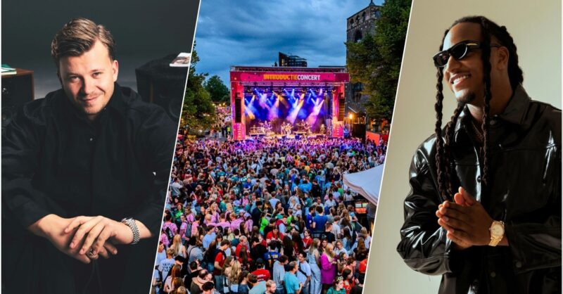 Jonna Fraser en Russo trappen studiejaar af met gratis concert in Enschedese binnenstad
