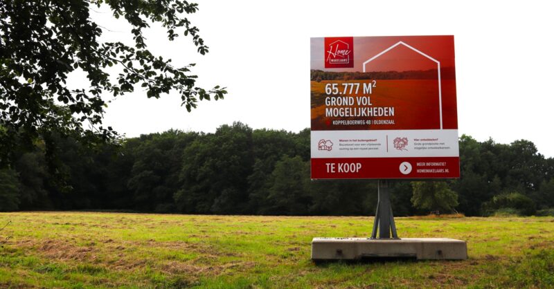 VVD Oldenzaal vindt één woning op kavel van 65.000 m² beetje weinig