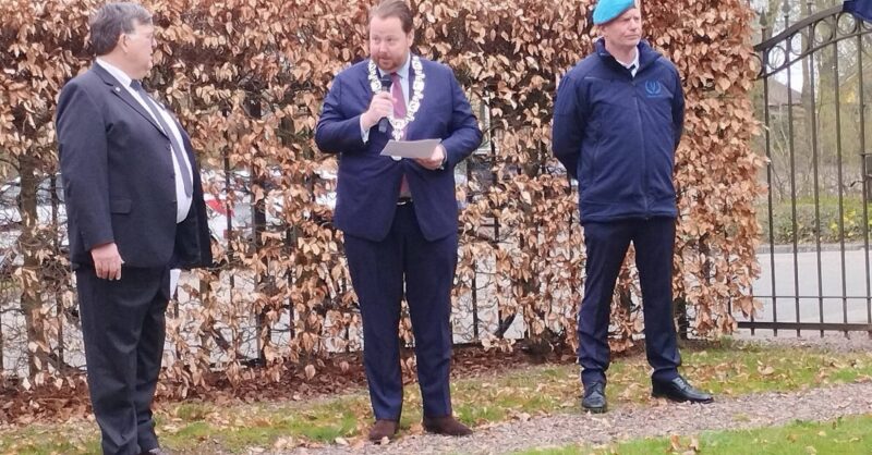 Herdenking in Losser met basisschoolleerlingen: 3 april Bevrijdingsdag Losser