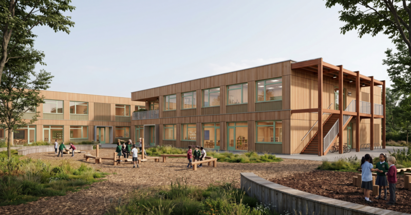 Plan gepresenteerd nieuwe scholen Denekamp-West