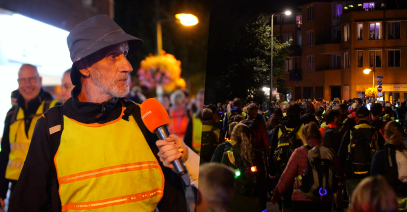 Vijfhonderd wandelaars de nacht in tijdens Kennedymars in Haaksbergen: 'Blaren? Die krijg ik niet'