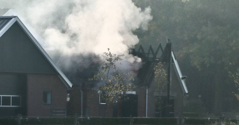 Brand in schuur in Beuningen