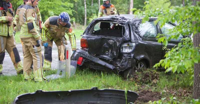 Eenzijdig ongeval op de N737 bij Deurningen
