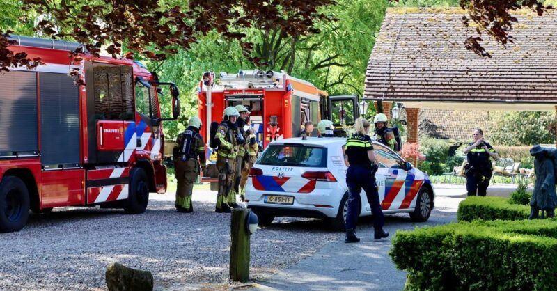 Brand in frituurpan bij hotel in De Lutte