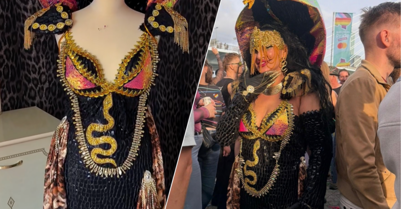Enschedese Leopadra maakte als kind kostuums voor haar poppen, nu ontwerpt ze voor Pride