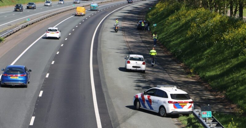 Twee ongevallen kort achter elkaar op dezelfde plek van de A1 bij Hengelo-Noord