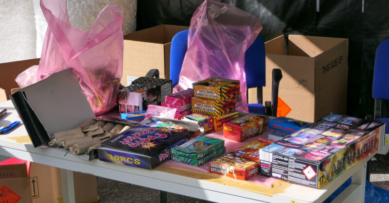 Pallets vol vuurwerk ingeleverd tijdens inzamelactie in Enschede