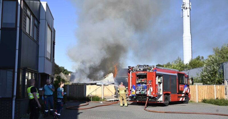 Grote brand in Wierden