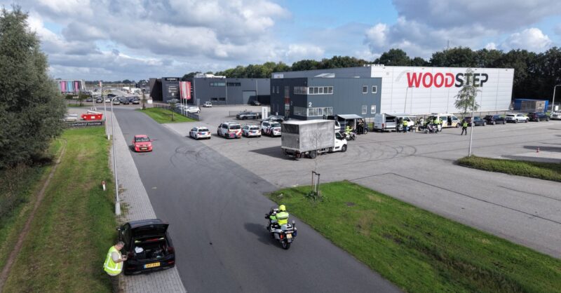 Grote verkeerscontrole in Wierden