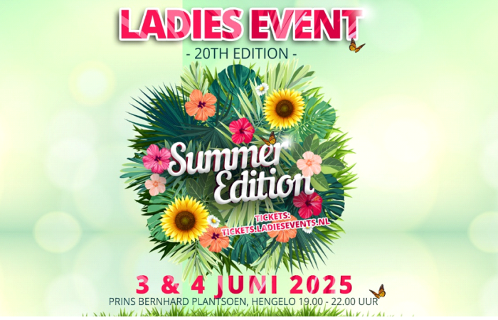 Ladies Event in het Prins Bernhardplantsoen Hengelo