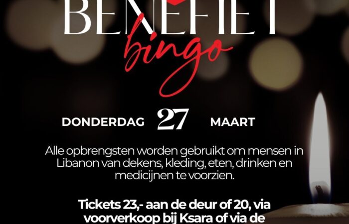 Benefietbingo voor Libanon