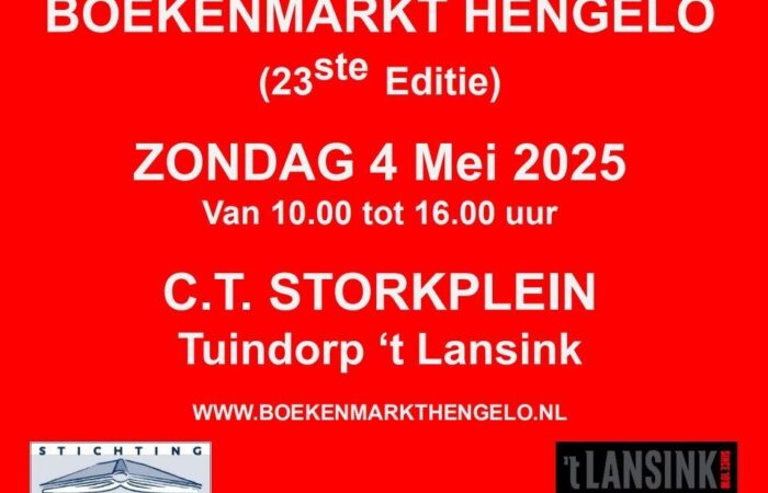 Boekenmarkt Tuindorp ’t Lansink Hengelo