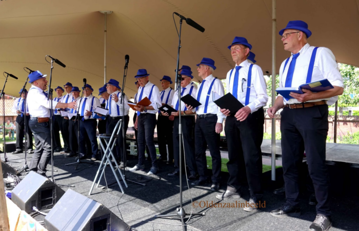 Smartlappenzangers op de muziekkoepel