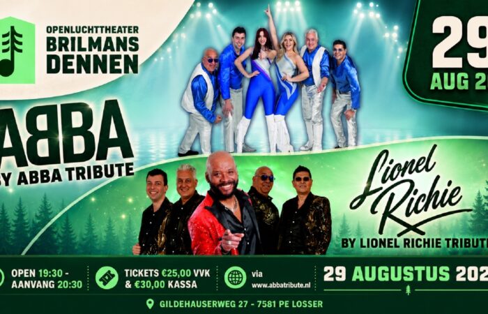 ABBA & Lionel Richie Tribute in Openluchttheater Brilmansdennen