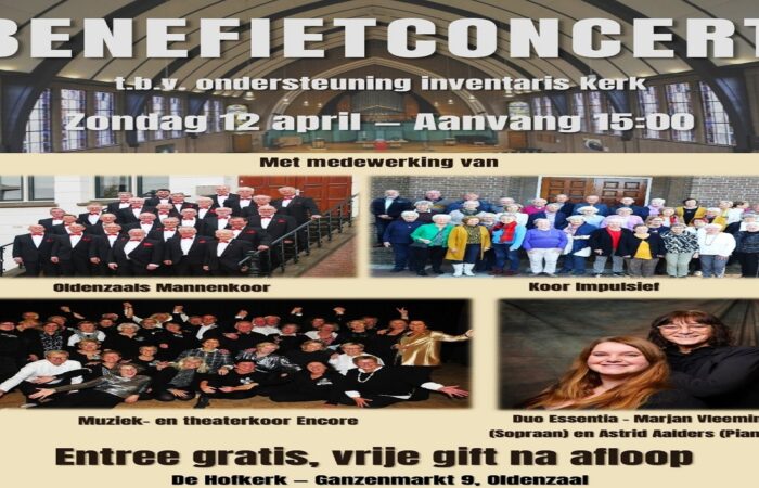 Benefietconcert in de Hofkerk