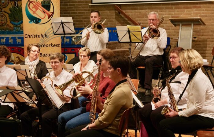 Kerstconcert fanfareorkest De Bazuin in Usselerkerk