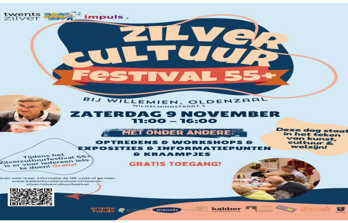 Oldenzaal Viert Kunst en Cultuur op het Zilvercultuurfestival 55+