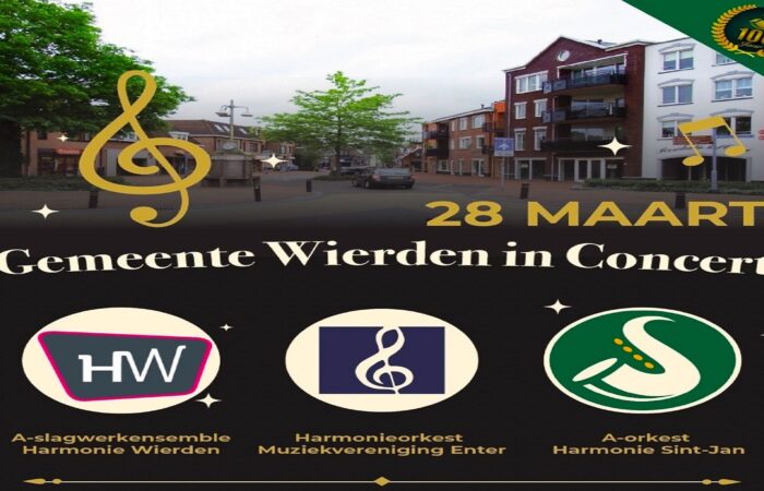 Noaberconcert van Harmonie Sint-Jan Wierden