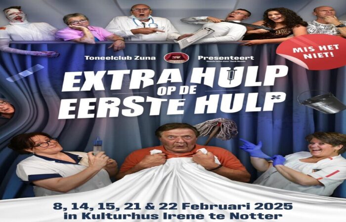 Toneelclub Zuna “Extra hulp op de Eerste hulp”