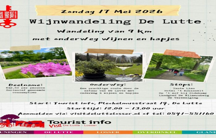 Wijnwandeling in De Lutte