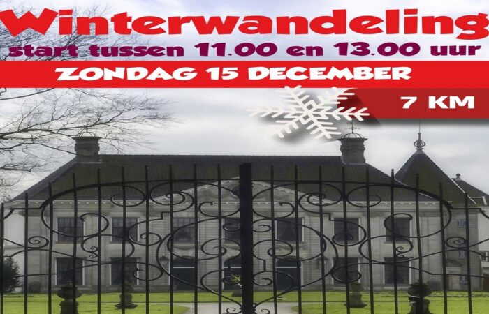 Winterwandeling met hapjes en drankje