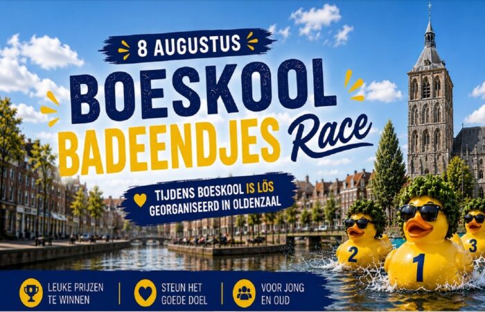 Ronde Tafel laat duizenden bad eendjes door de Marktstraat dobberen