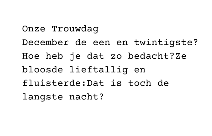 Poëzie in de lunchpauze