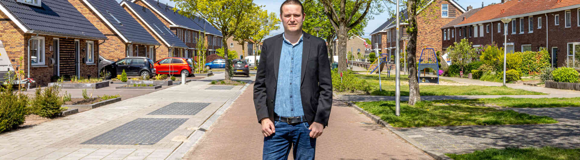 Jimme Nordkamp: 'Diversiteit aan woningen in de Julianastraat'.