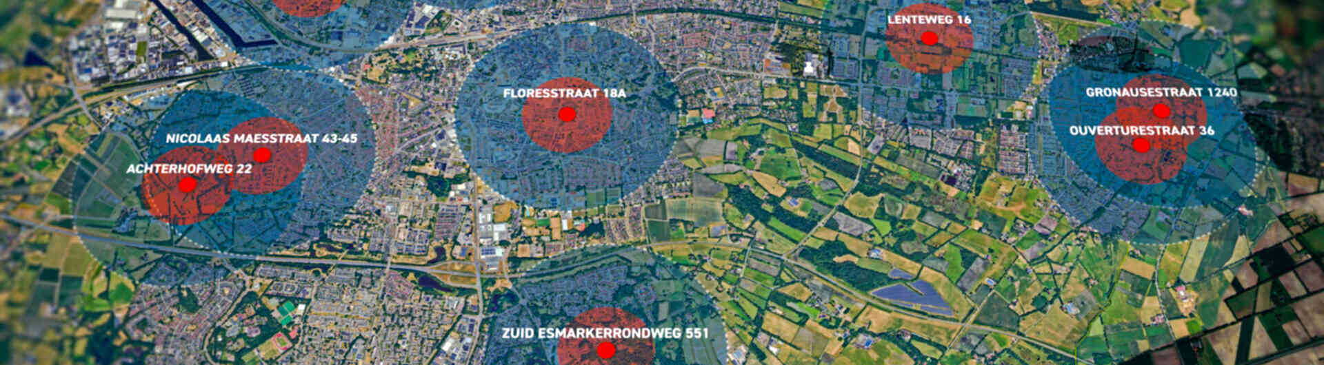 Kaart vuurwerkopslagen Enschede 04102024