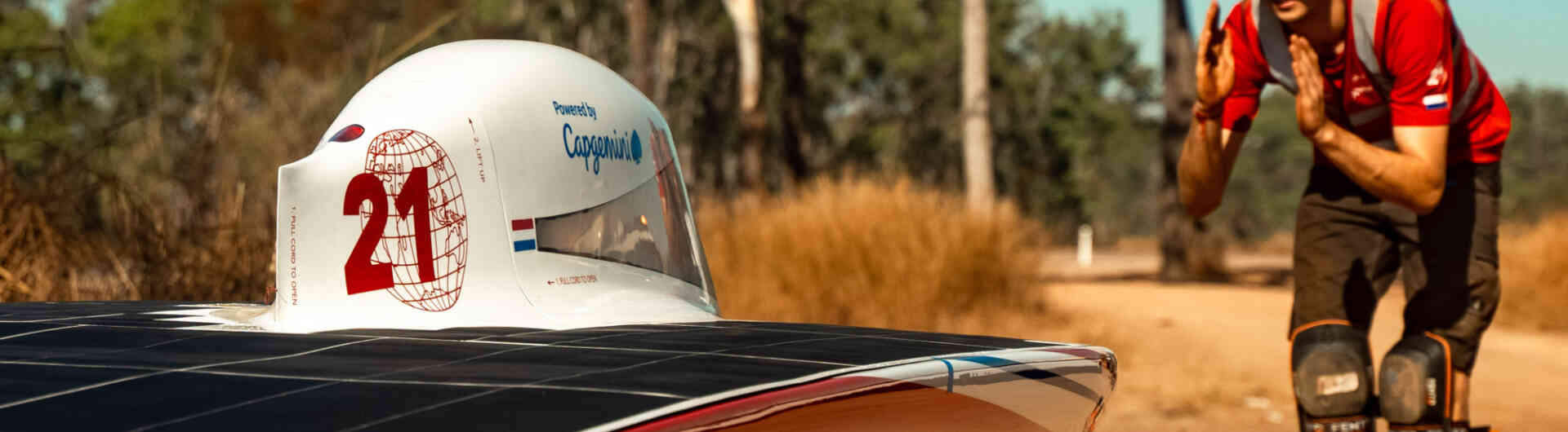 Solar Team Twente in Australie foto STT