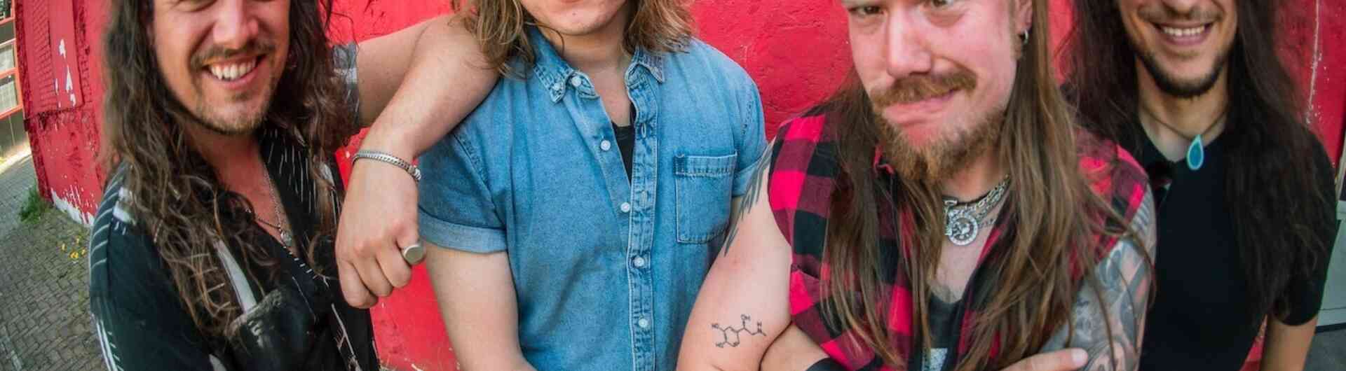 De band midnight motel vlnr coen en gijs van noort nick kerkhof en jeroen van geldrop