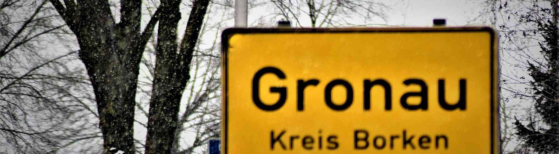 Gronau plaatsnaambord