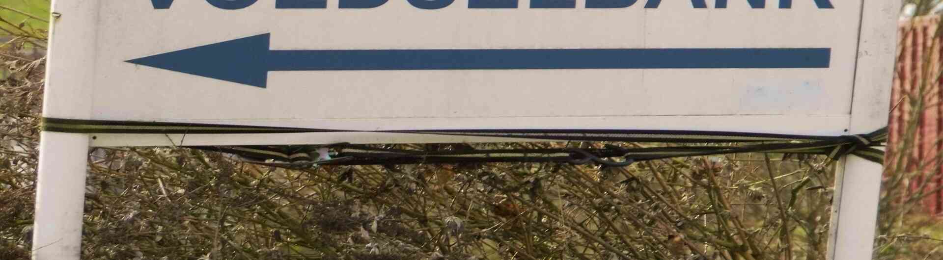 Oldenzaal voedselbank bord