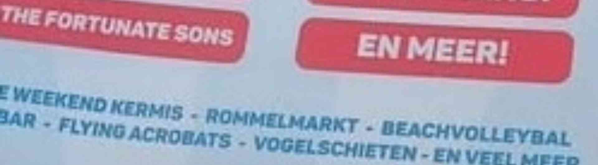 Pinksterfeesten bornerbroek