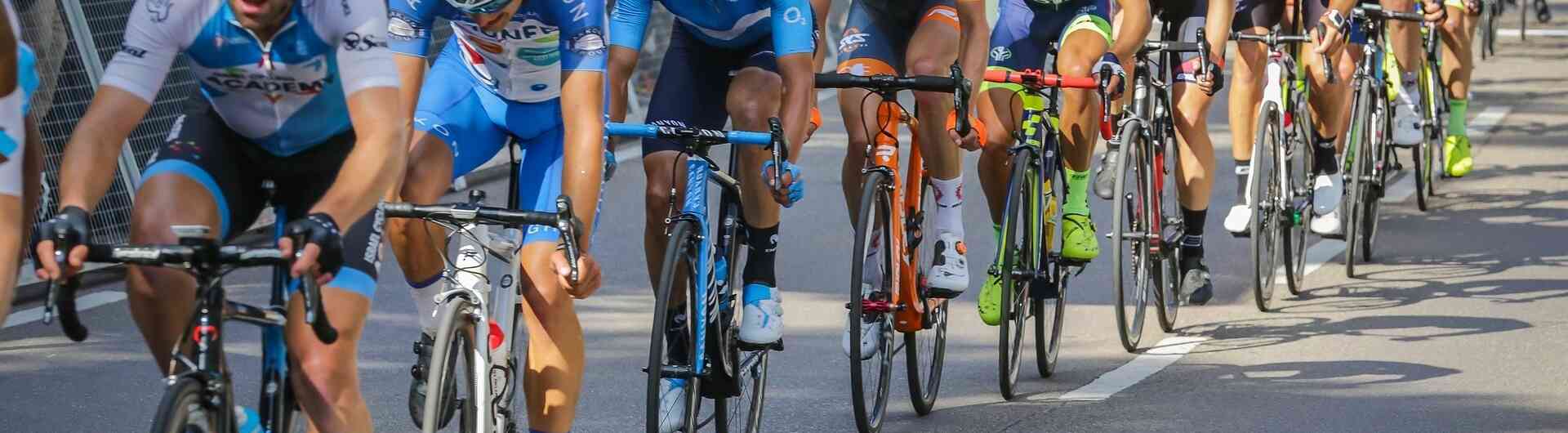 Wielrennen ter illustratie