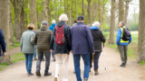 Visueel beperkten wandeling