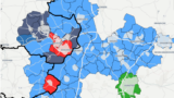 Verkiezingskaart Euregio 2024